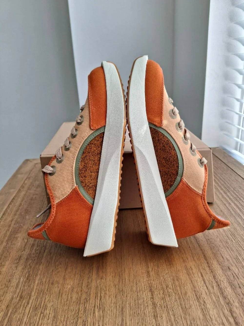 (New)‎ allbirds – Riser Sneakers (Honey Rust/Natural White) – Women's 9